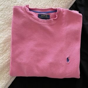 Pink long sleeve Polo Ralph Lauren shirt!!